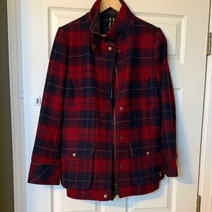 Joules Red and Blue Plaid Jacket